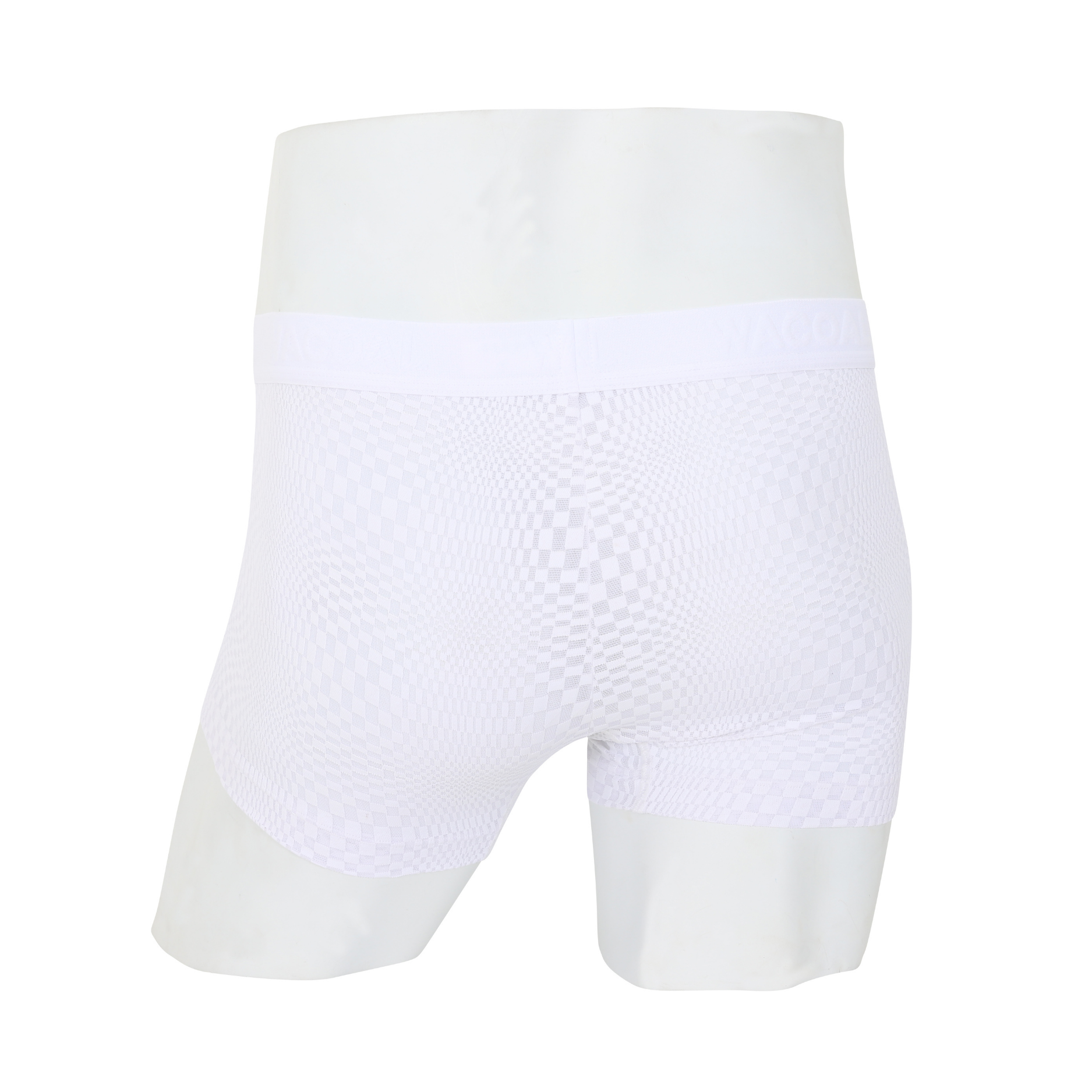 Wacoal กางเกงในผู้ชาย ทอลายกราฟิก (BOXER) รุ่น WXU408 สี ขาว (WH)