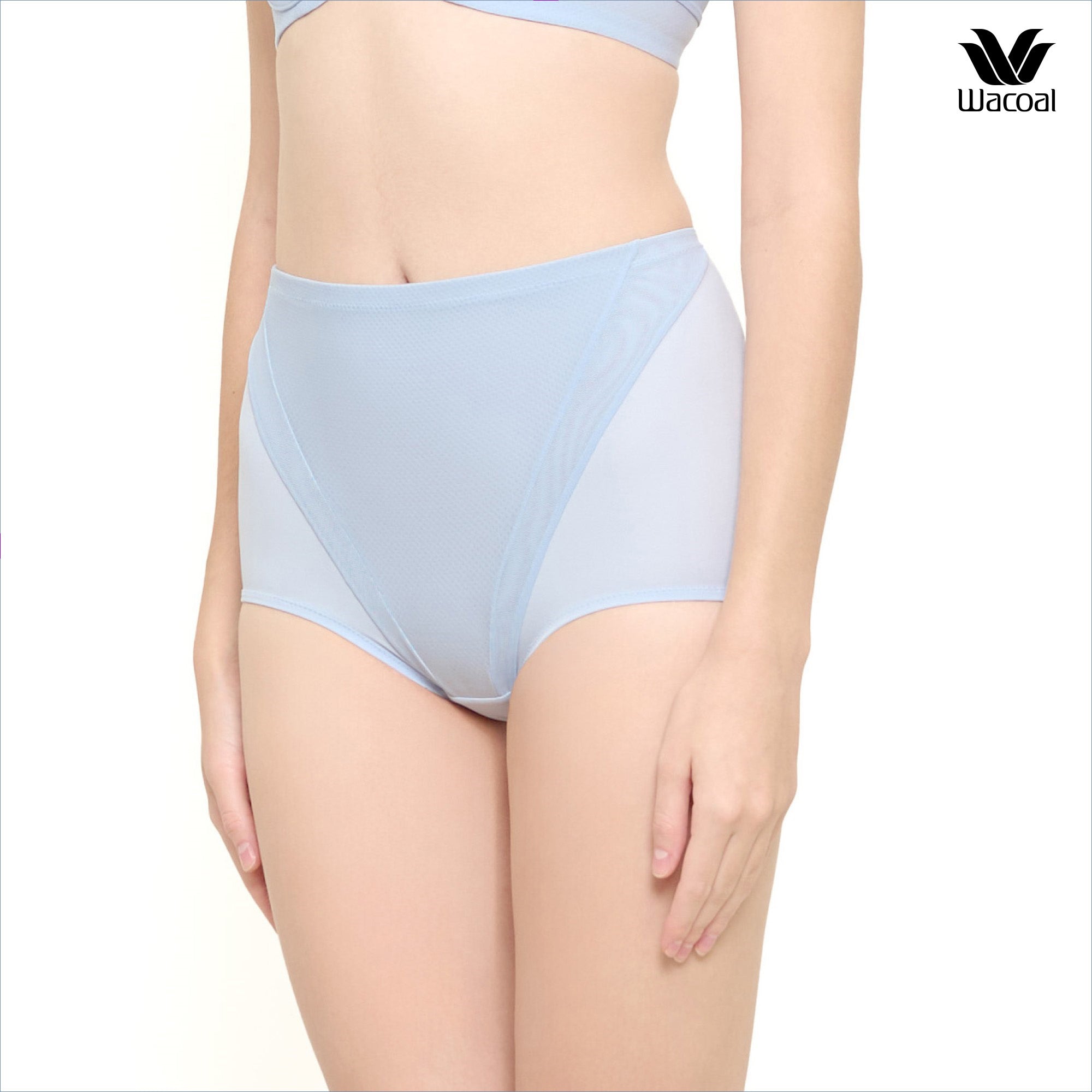 Wacoal Shapewear Hips วาโก้กางเกงกระชับหน้าท้อง ยกก้น รุ่น WY1188 สีฟ้า (SX)