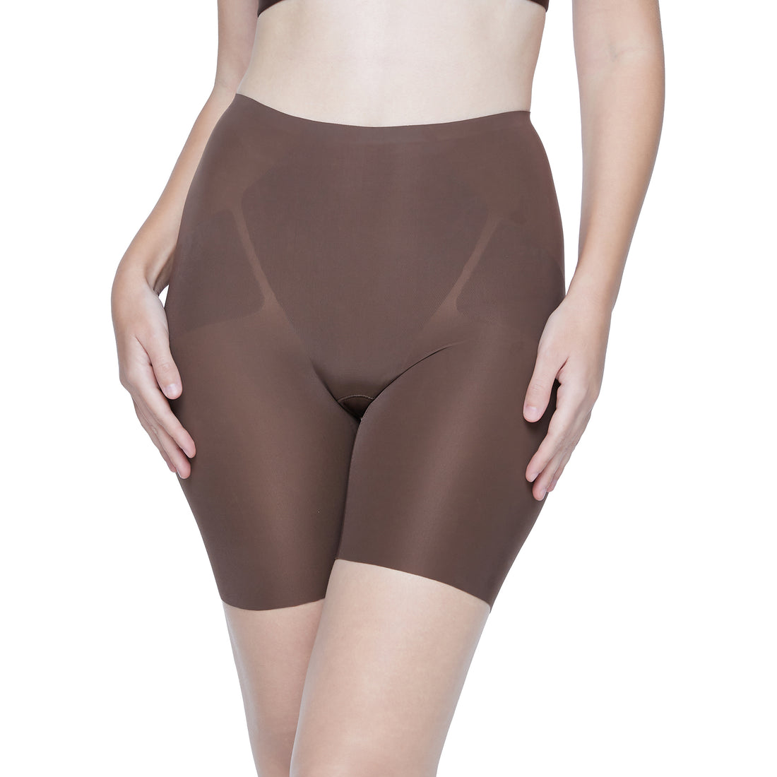 Wacoal Shape Beautifier Hips กางเกงเก็บกระชับแบบขายาว รุ่น WY1617 สีน้ำตาลไหม้ (BT)