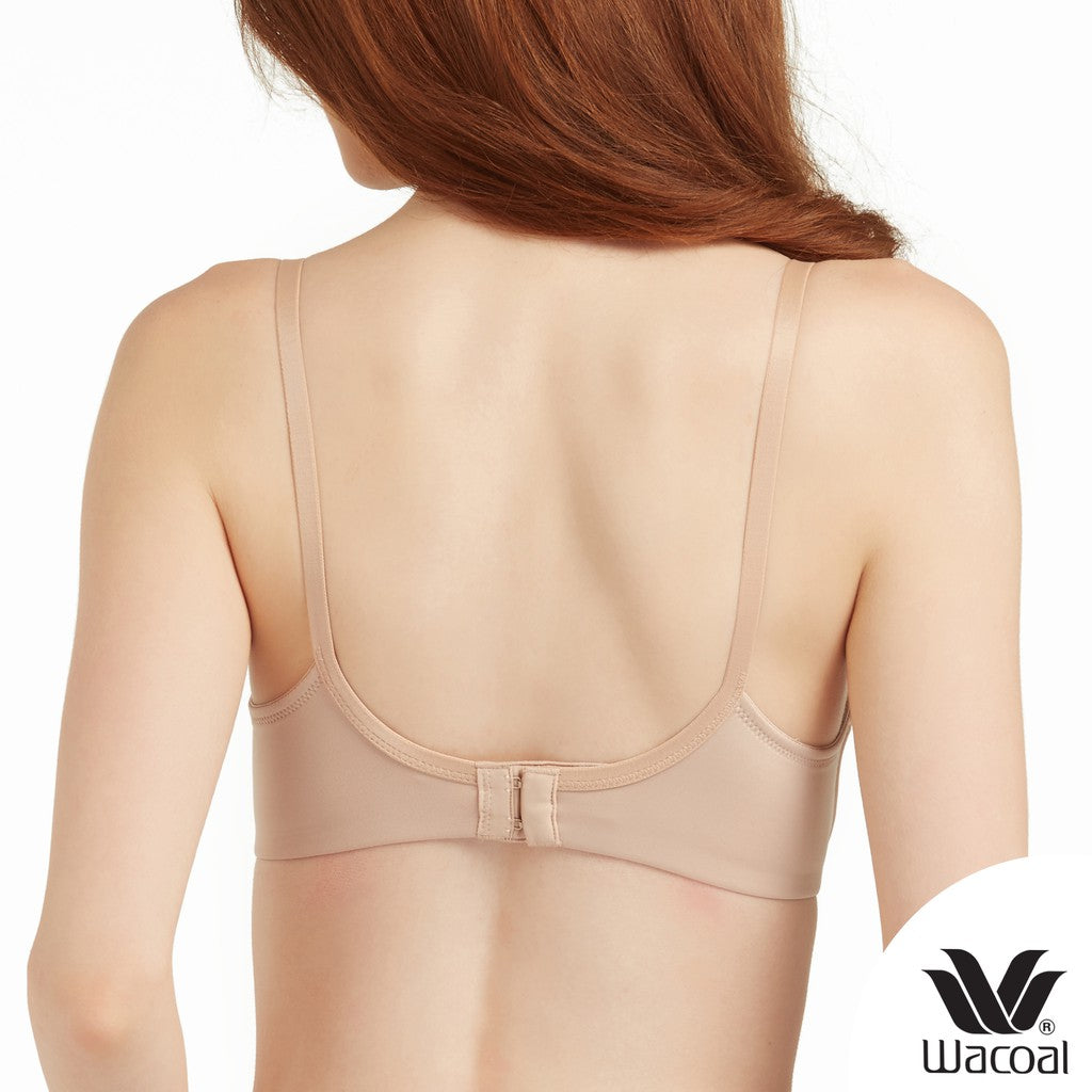 Wacoal Mood Travel Bra บราม้วนได้ ไร้โครง รุ่น MM1243 สีเบจ (BE)