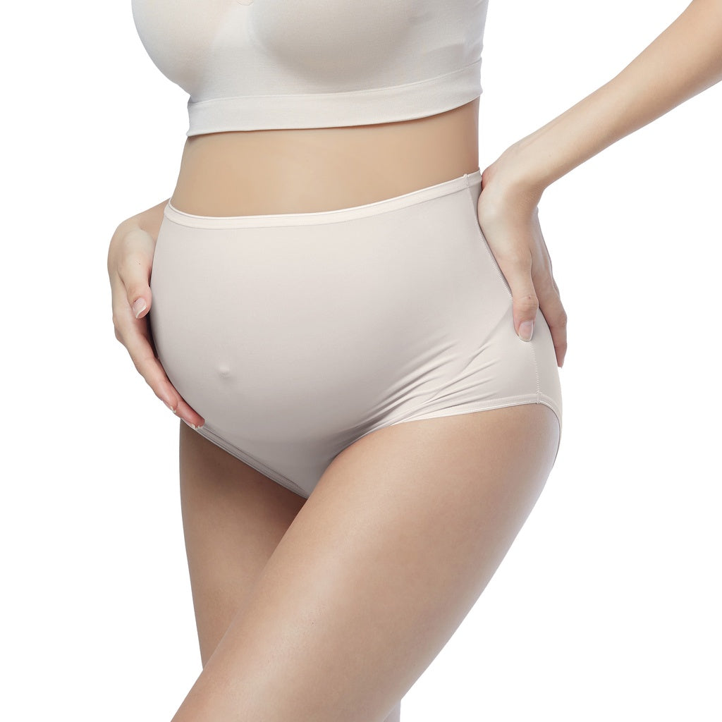 Wacoal Maternity Panty Full-length pants especially for pregnant mothers, model WM6176, beige color (BE).