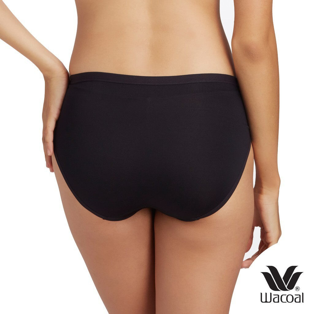 Wacoal Panty pack, comfortable underwear Bikini style set 5 pieces, model WU1F34, black (BB)