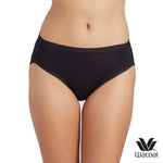 Wacoal Panty pack, comfortable underwear Bikini style set 5 pieces, model WU1F34, black (BB)