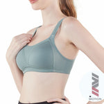 วาโก้บราสำหรับออกกำลังกาย Perfect fit Motion Wear  รุ่น WR1486 สีเขียวออกเทา (GV)