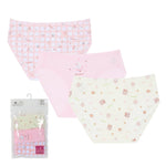 Wacoal Bloom Panty children's underwear, Pack 3, model WU6J29, assorted colors (PI)