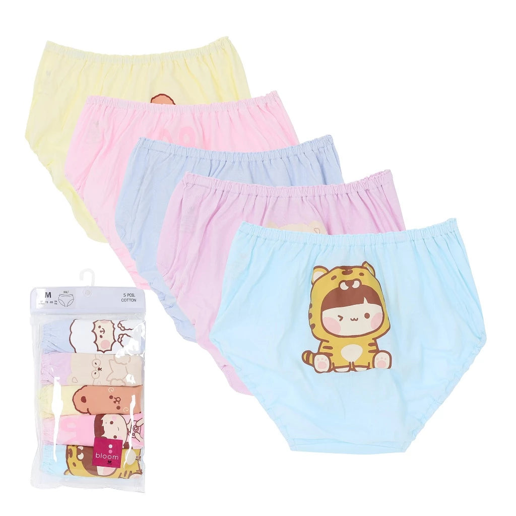 Wacoal Bloom Panty กางเกงในสำหรับเด็ก Pack 5 รุ่น WU6A46 คละสี (PI)