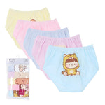 Wacoal Bloom Panty children's underwear, Pack 5, model WU6A46, assorted colors (PI)