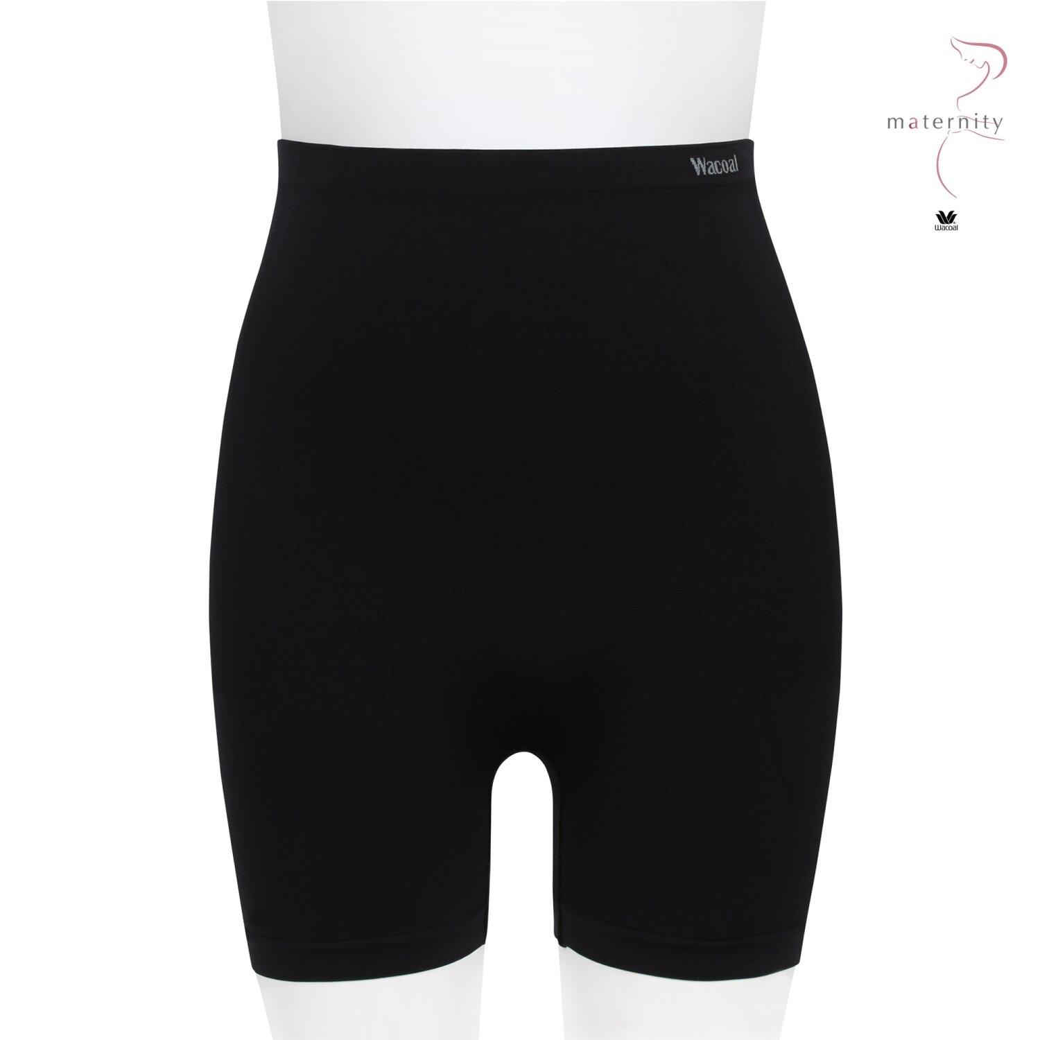 Wacoal Maternity Body Seamless กางเกงในสำหรับคนท้อง รูปแบบขายาว รุ่น WM6546 สีดำ (BL)