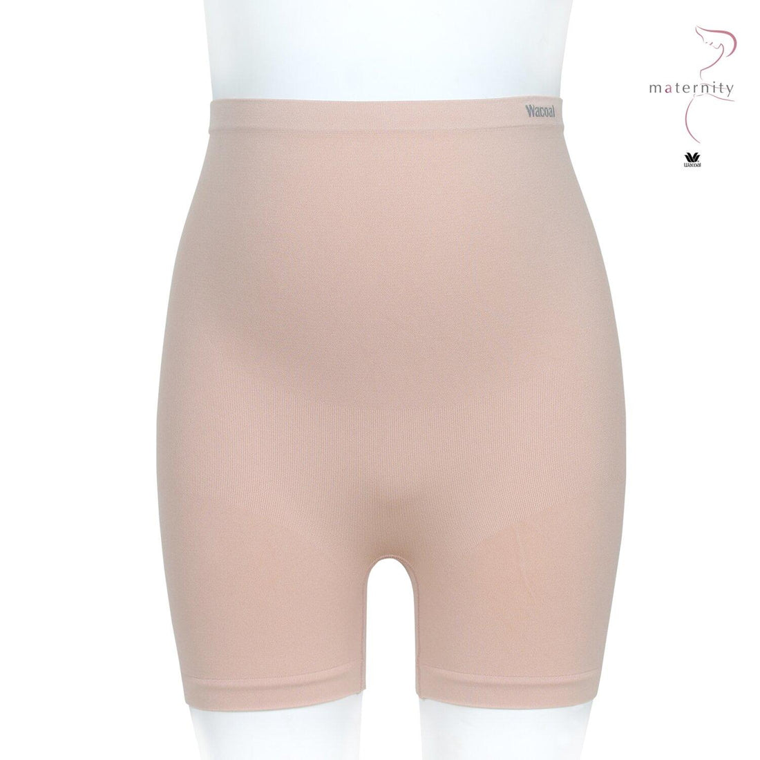 Wacoal Maternity Body Seamless Maternity Panties, long leg pattern, model WM6546, beige color (BE)