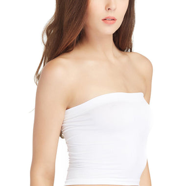 Wacoal Lingerie เสื้อชั้นในเกาะอก เนียนนุ่ม ไร้รอยตะเข็บ รุ่น WH9792 สีขาว(WH)