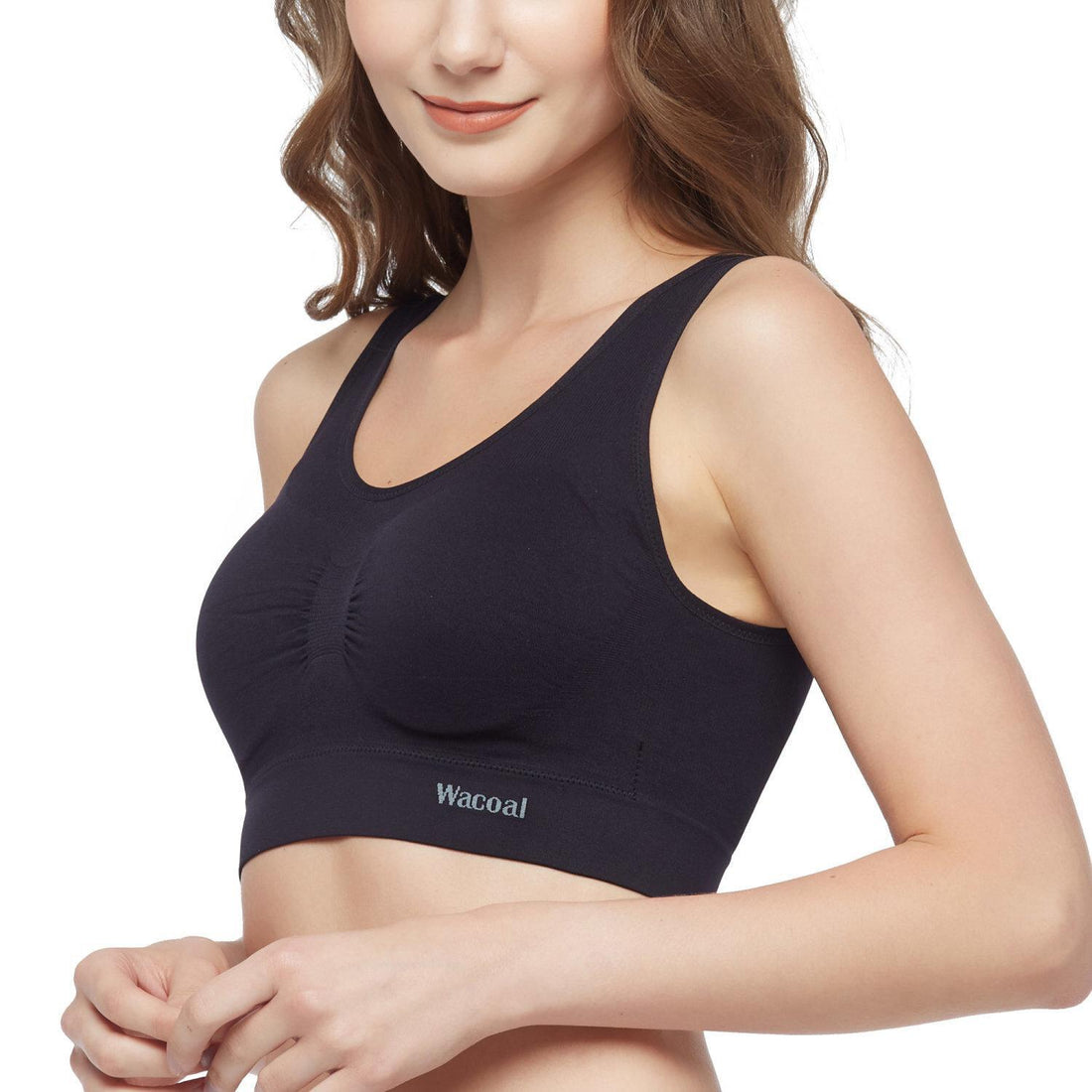 Wacoal Lingerie seamless bra, model WH9C35, black (BL)