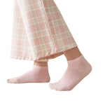 ถุงเท้าข้อสั้น Premium Cotton Socks Selected by Wacoal Set 3 pcs รุ่น WW110300 สีชมพูดอกคาร์เนชั่น (CP)