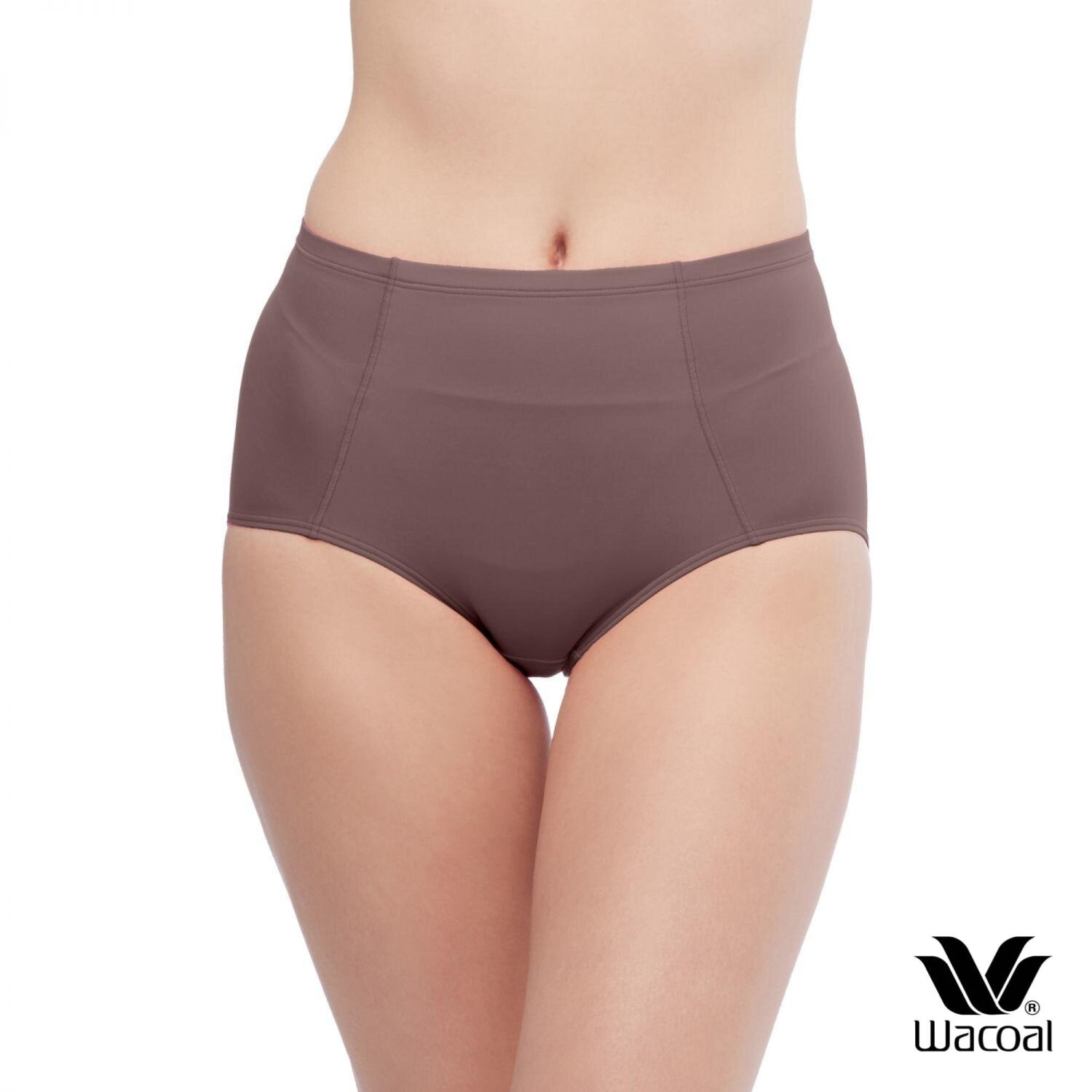 Wacoal H-fit secret support กางเกงในกระชับหน้าท้อง รูปแบบเต็มตัว Set 5 ชิ้น รุ่น WU4F36 คละสี (สีเบจ2-สีดำ2-สีน้ำตาล1)