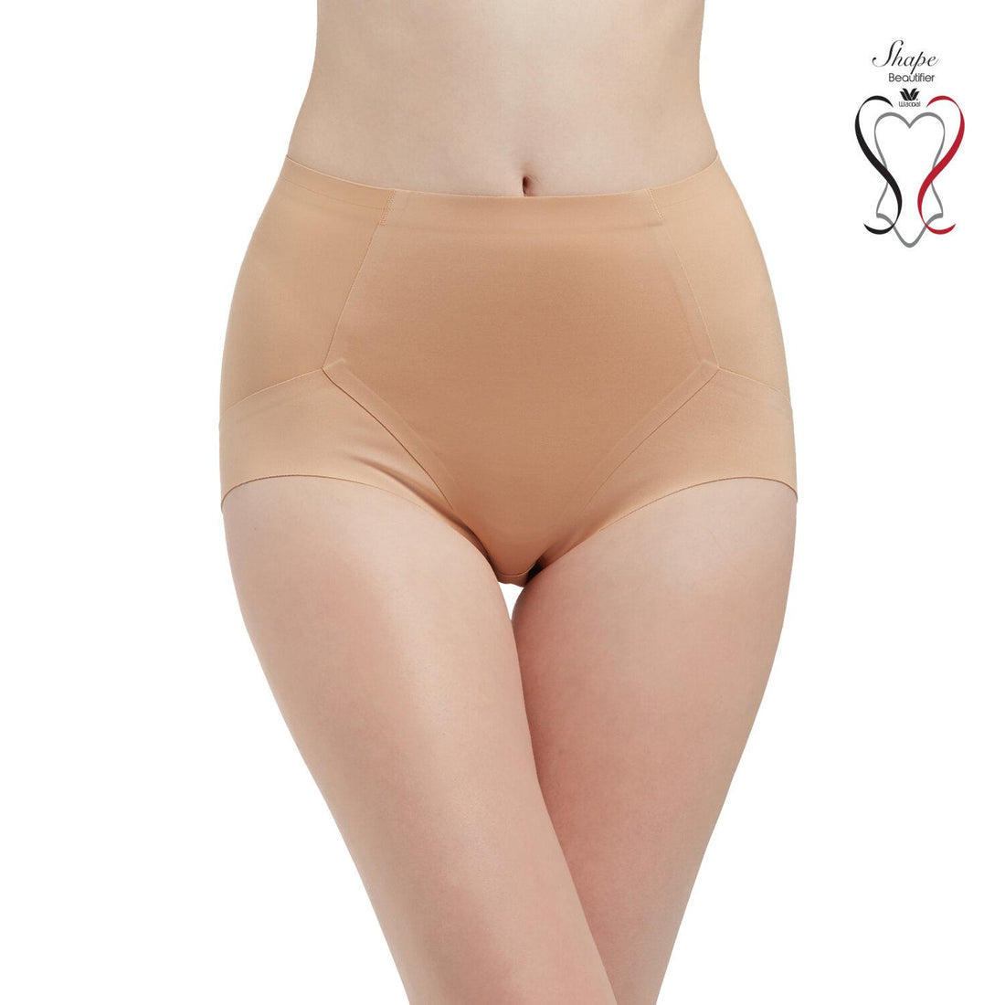 Wacoal Shapewear Hip Slimming Pants Regular waist shorts, model WY1172, beige (NN)