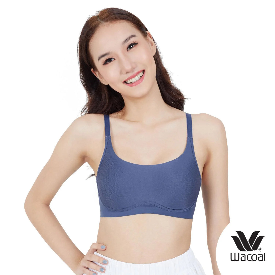 Wacoal New Normal Bra, easy to choose, comfortable to wear, model WB5X43, greyish-blue (NG)