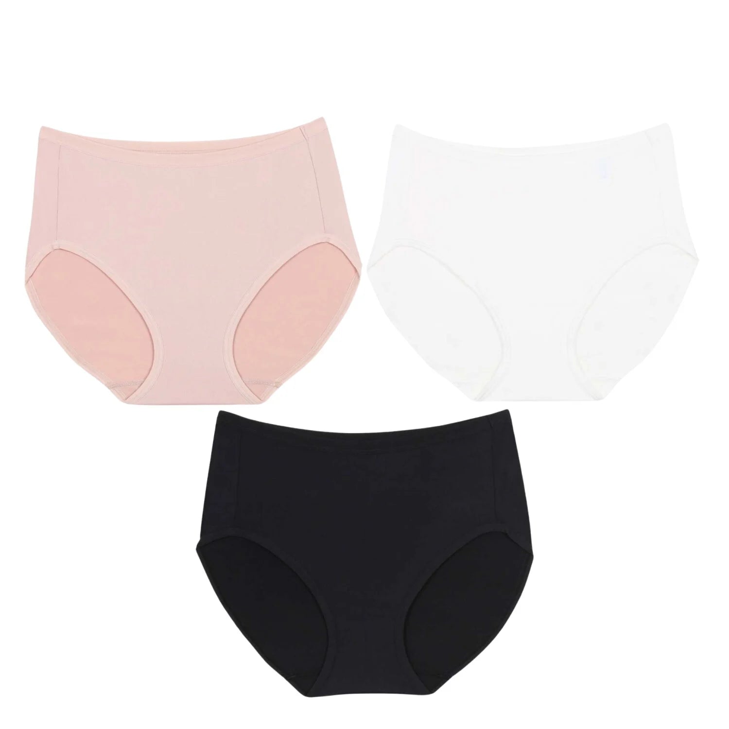 Wacoal Panty pack กางเกงในใส่สบาย รูปแบบเต็มตัว set 3 ชิ้น รุ่น WU4T34 คละสี (สีเบจ-สีดำ-สีครีม)