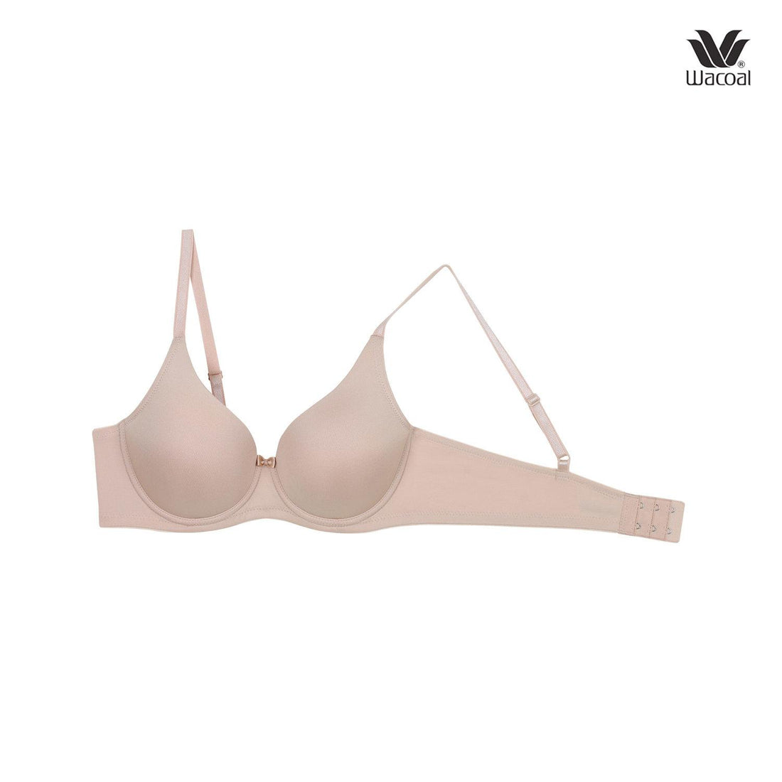 Wacoal Seamless Bra, seamless bra, smooth and seamless breast, model WB5A87, flesh color (NN)