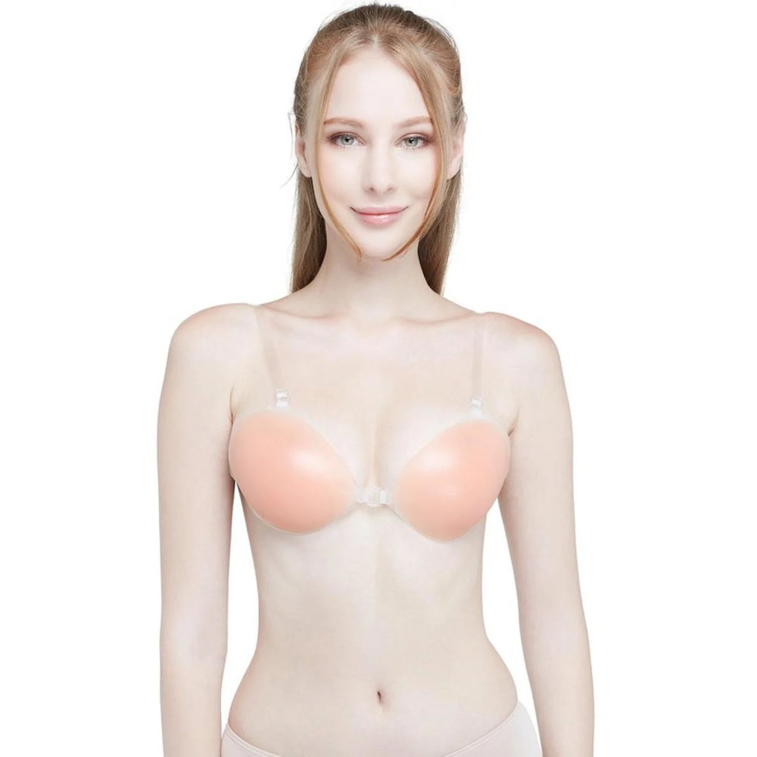 Clear best sale silicone bra