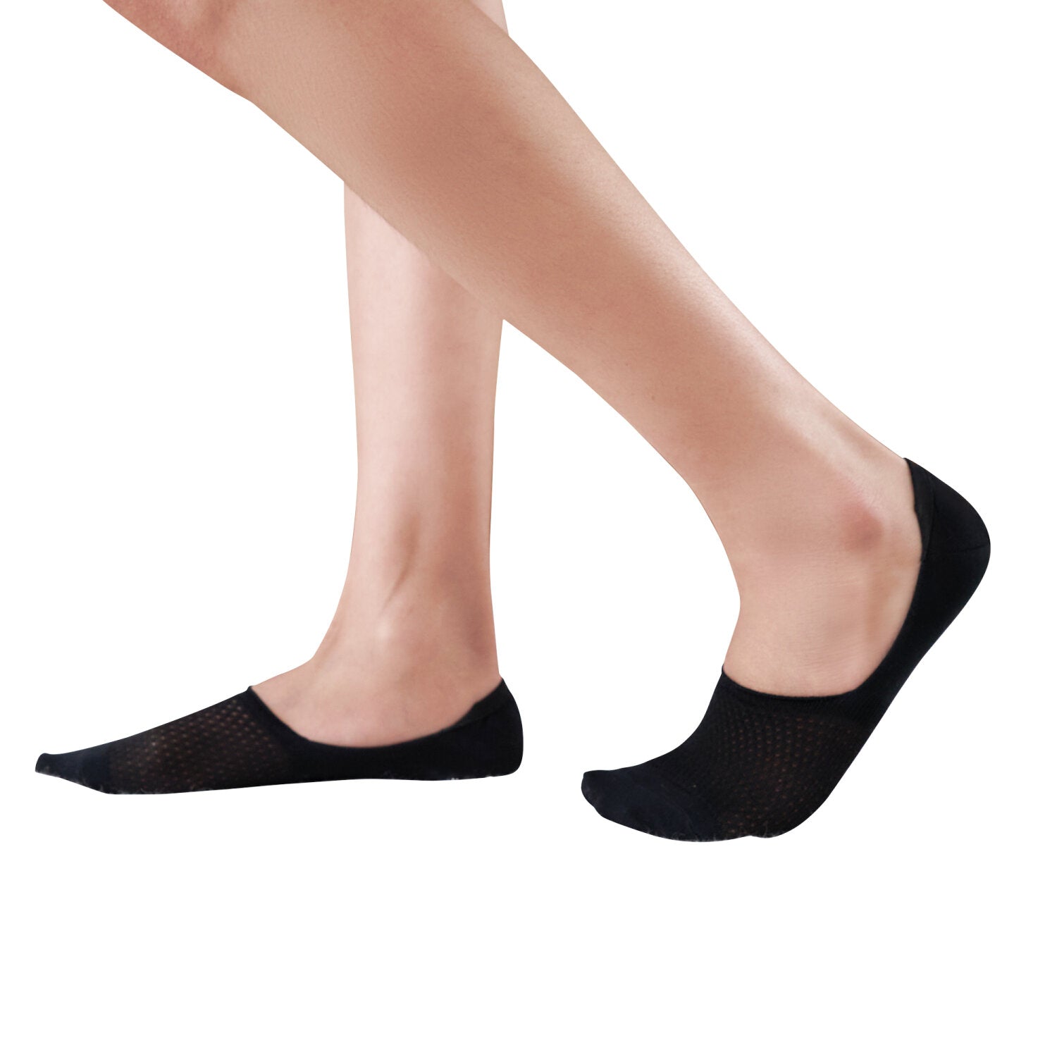 ถุงเท้าซ่อนข้อ ถุงเท้าข้อเว้า Premium Cotton Socks Selected by Wacoal รุ่น WW110400 สีดำ (BL)