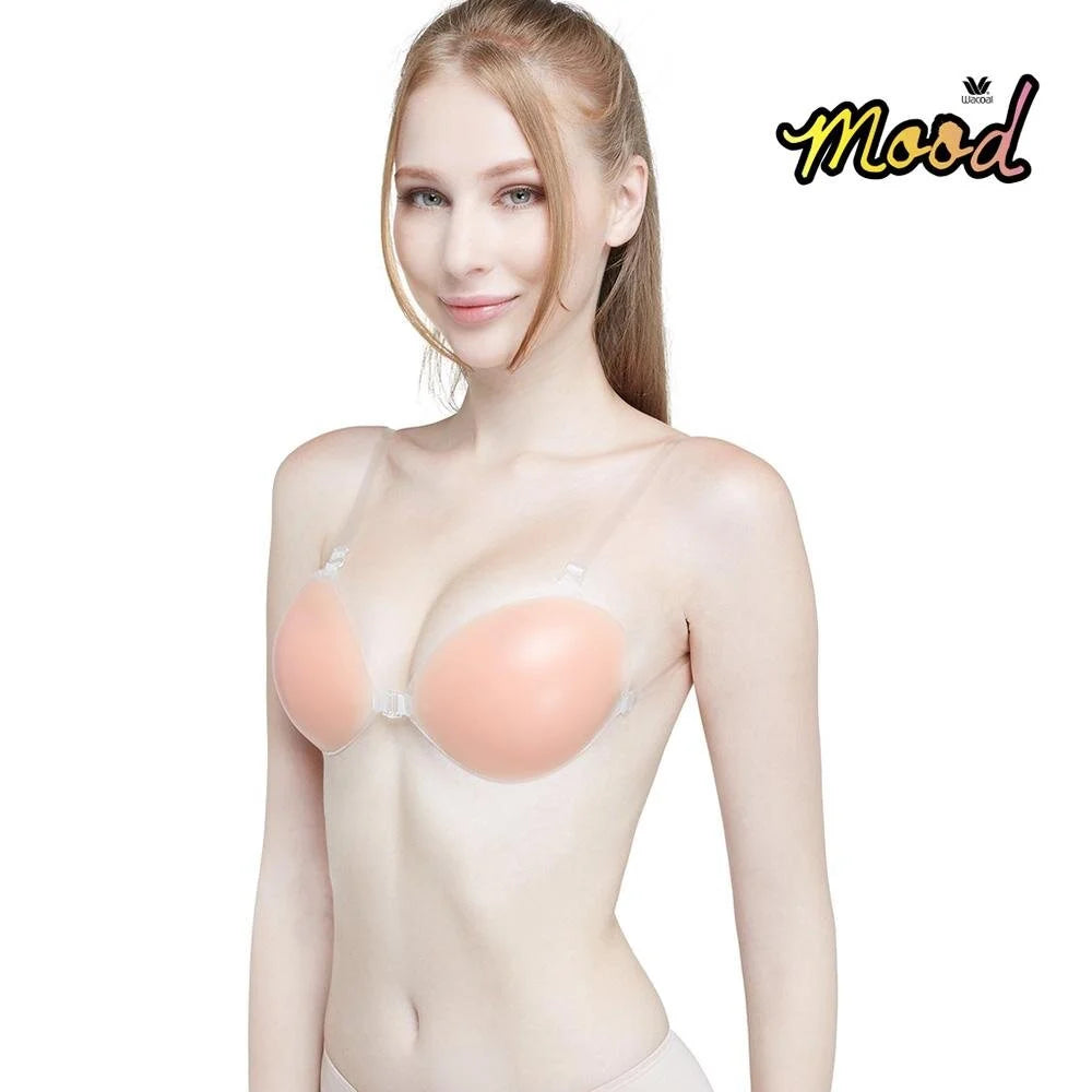 Wacoal Mood Accessories Silicone Bra with Clear Straps Model MM9054  Beige(BE) – Thai Wacoal Public Company Limited
