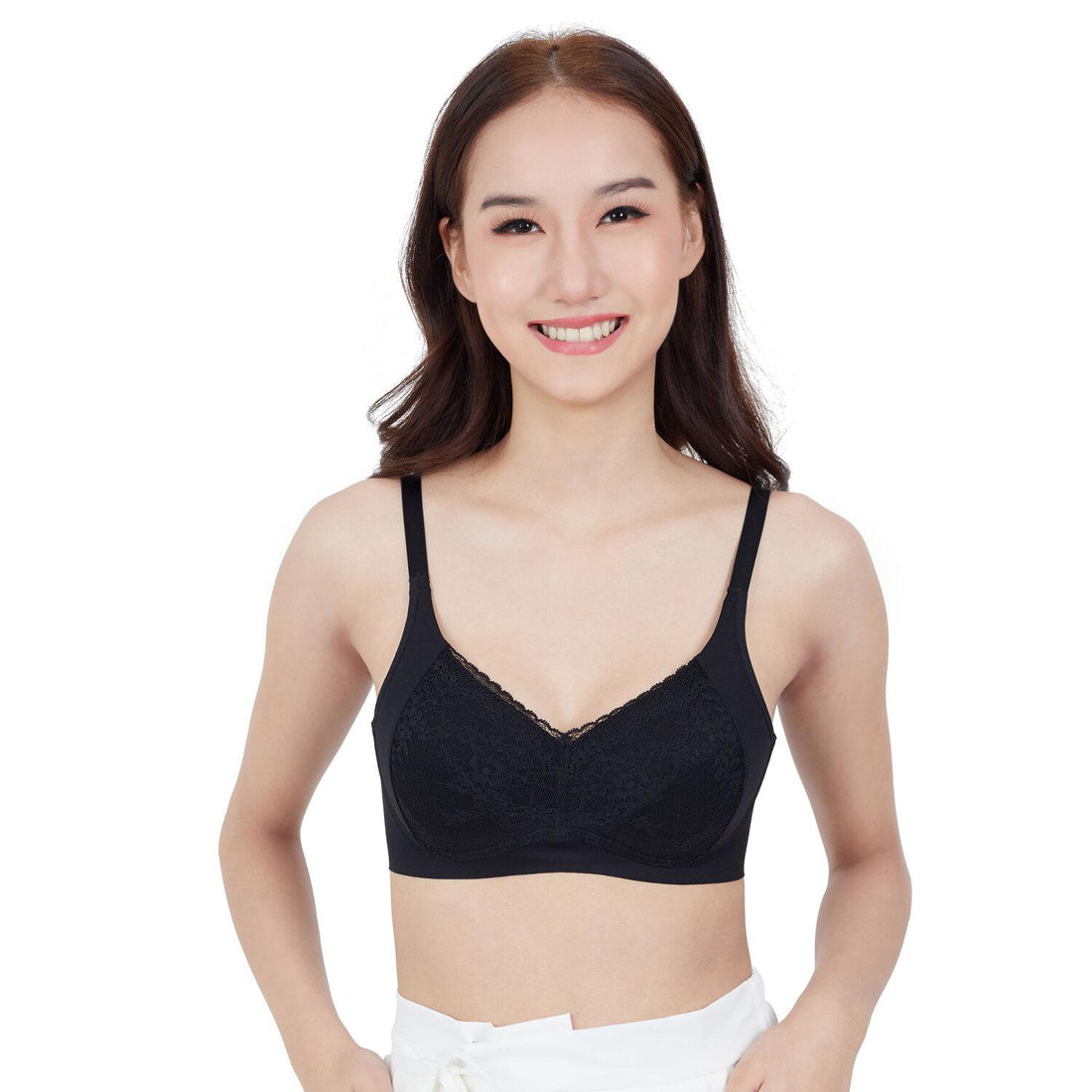 Wacoal New Normal Bra, easy to choose, comfortable to wear, model WB5X44, black (BL) 