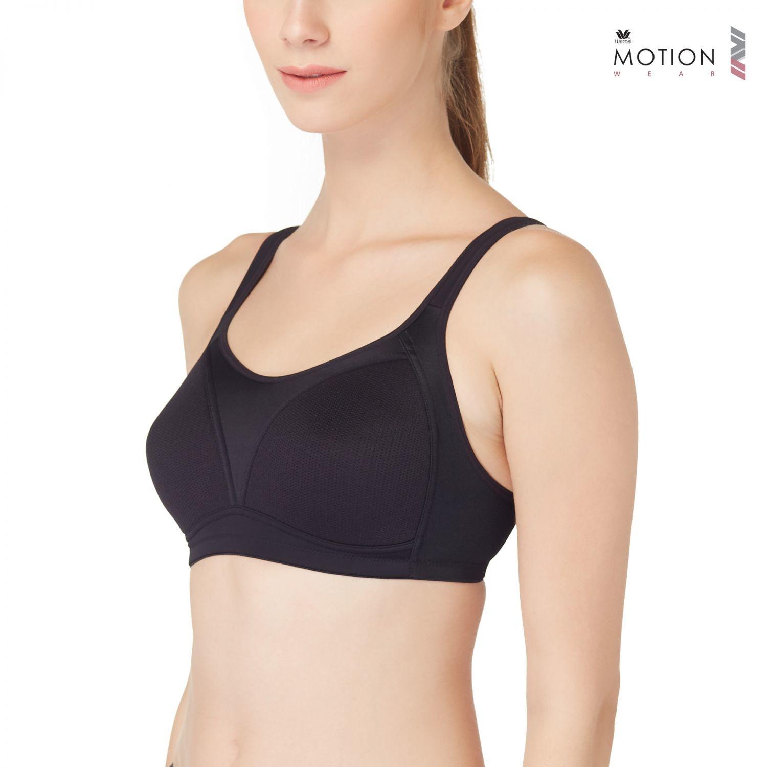 Wacoal Motion Wear Sports Bra Model WR1485 Black BL