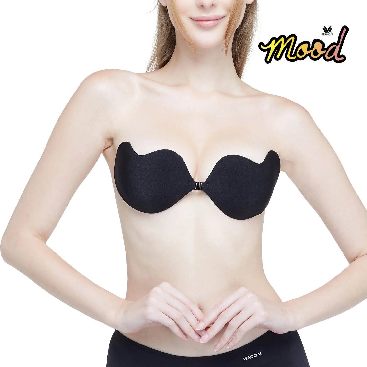 Wacoal Mood Accessories บราปีกนก (Wave Bra) รุ่น MM9052 สีดำ (BL)