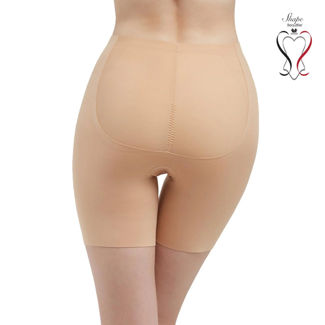Wacoal Shapewear Stay Slimming Pants Stay type, long legs, normal waist, model WG4126, beige (NN)