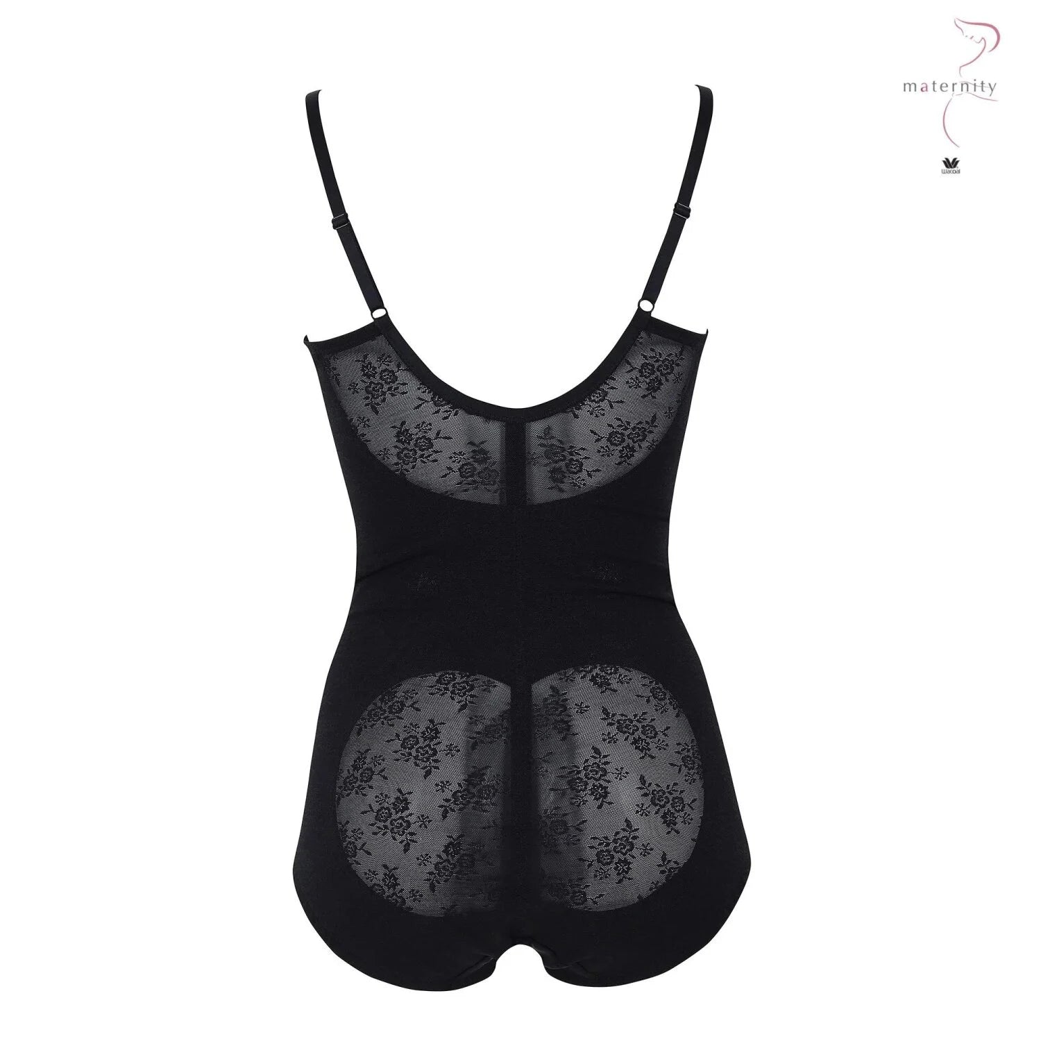 Wacoal Maternity Body Suit สำหรับคุณแม่หลังคลอด รูปแบบเสริมโครง รุ่น WM3019 สีดำ (BL)