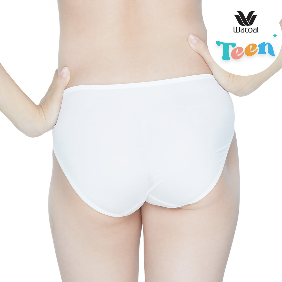 Wacoal Teen Bikini Panty กางเกงในสำหรับวัยใส รุ่น MUT302 สีครีม (CR)