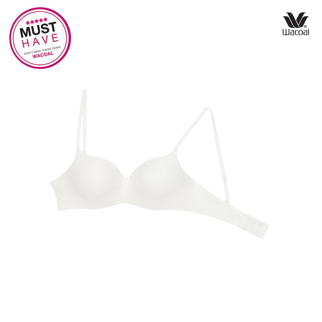 Wacoal Wireless Bra, wireless bra, soft and comfortable, model WB3A14, cream color (CR)