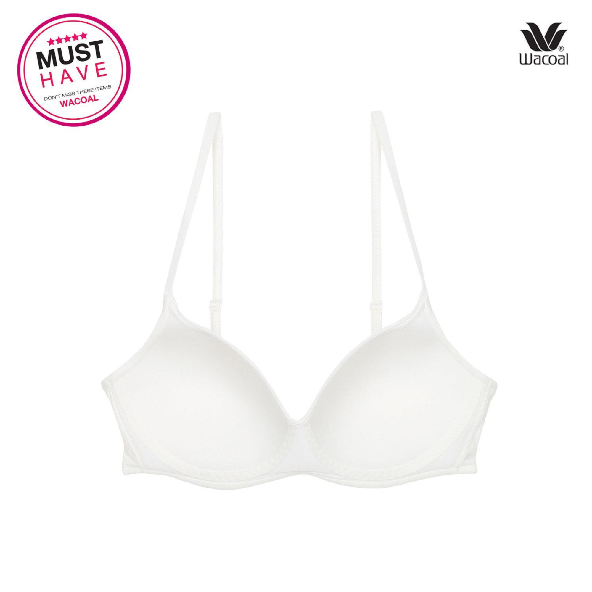 Wacoal Wireless Bra บราไร้โครง นุ่มสบาย รุ่น WB3A14 สีครีม (CR)