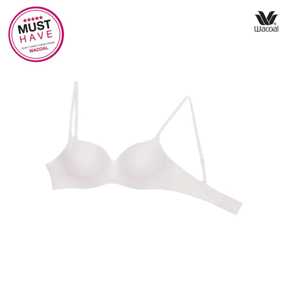 Wacoal Wireless Bra บราไร้โครง นุ่มสบาย รุ่น WB3A14 สีชมพู (PI)