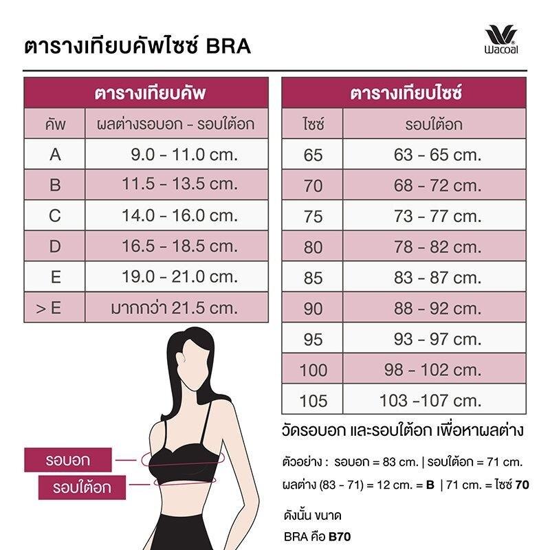 Wacoal Wireless bra บราไร้โครง กระชับทรงสวย รุ่น WB3A14 สีเบจ (BE)