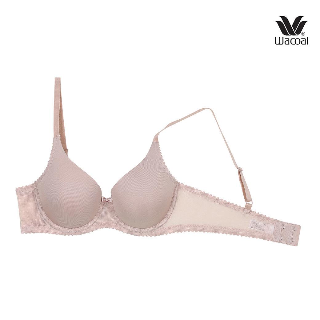 Wacoal Seamless Bra บราไร้ตะเข็บ เต้าเนียนเรียบไร้รอยต่อ รุ่น WB5A86 สีเบจ (BE)