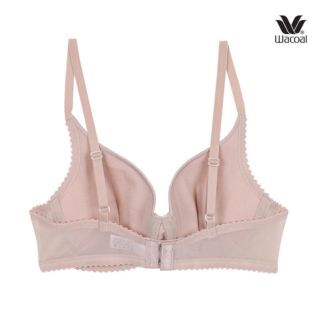 Wacoal Seamless Bra บราไร้ตะเข็บ เต้าเนียนเรียบไร้รอยต่อ รุ่น WB5A86 สีเบจ (BE)
