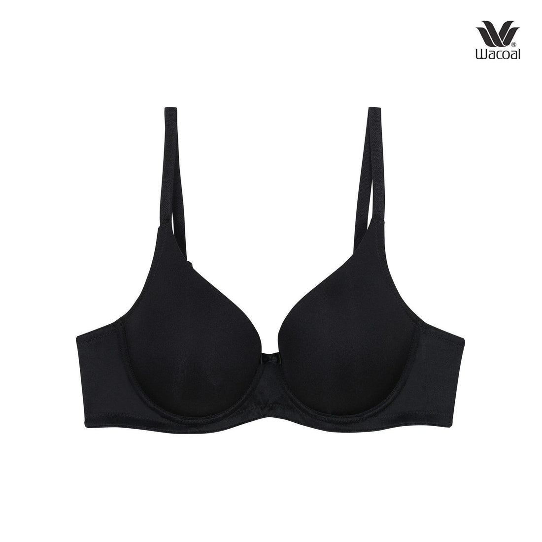 Wacoal Seamless Bra, seamless bra, smooth, comfortable, model WB5A87, black (BL)