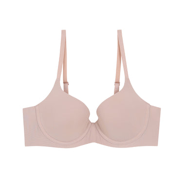 Wacoal Seamless Bra Add 8 mm. thin sponge, model WB5P32, beige (BE)