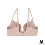 Wacoal Seamless Bra dress with lace Add 8 mm. thin sponge WB5P33 Beige (BE)