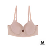 Wacoal Seamless Bra dress with lace Add 8 mm. thin sponge WB5P33 Beige (BE)