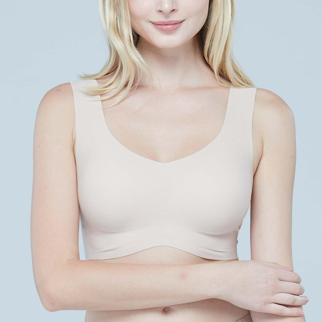 Wacoal Cool Innovation Wire-free bra, head style, model WH9E12, beige (BE)