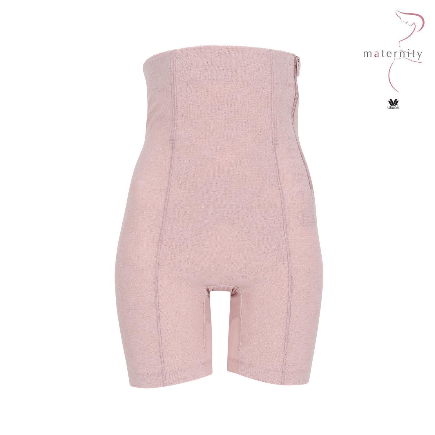 Wacoal Maternity Stay สเตย์สำหรับคุณแม่หลังคลอด รูปแบบขายาวเอวสูง รุ่น WM2057 สีเบจ (BE)