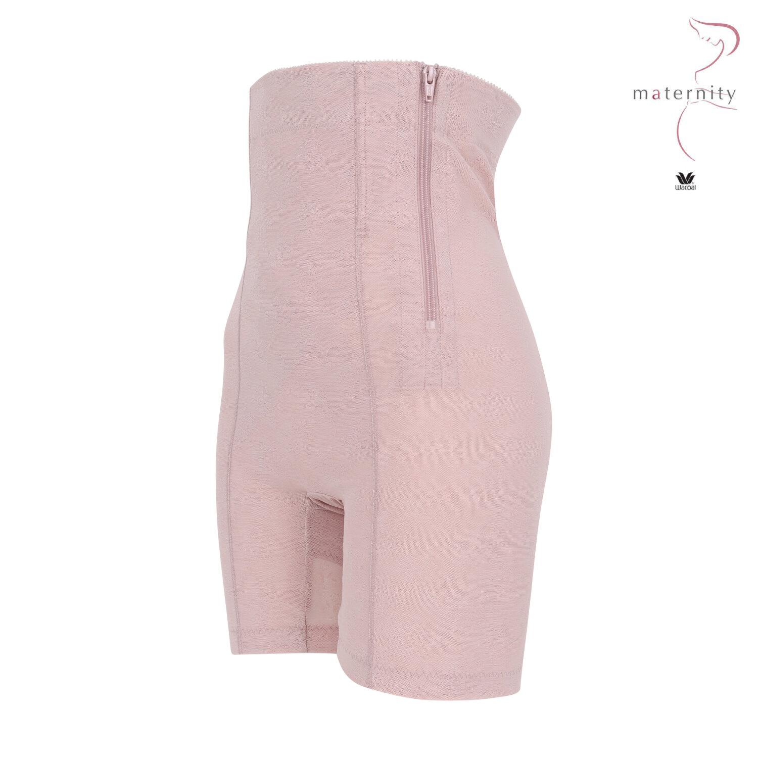 Wacoal Maternity Stay สเตย์สำหรับคุณแม่หลังคลอด รูปแบบขายาวเอวสูง รุ่น WM2057 สีเบจ (BE)