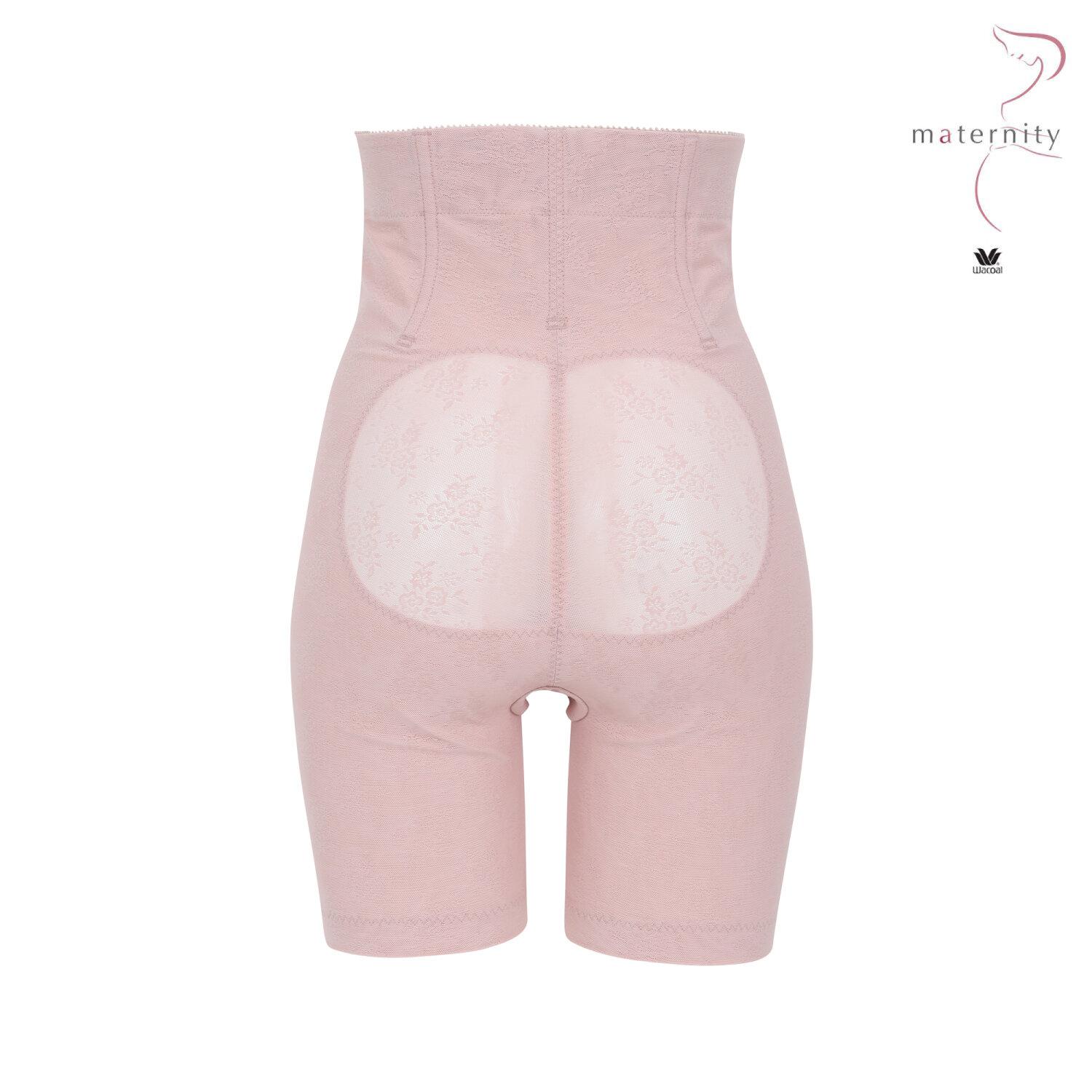 Wacoal Maternity Stay สเตย์สำหรับคุณแม่หลังคลอด รูปแบบขายาวเอวสูง รุ่น WM2057 สีเบจ (BE)