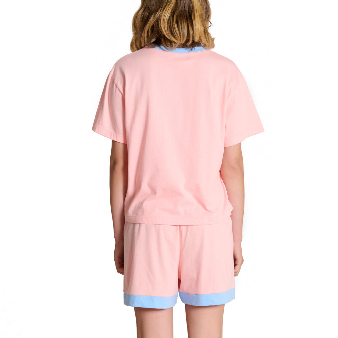 Wacoal x Fluffy Omelet All-Day Comfy Short Sleeve T-shirt and Shorts Set Model WN9D04 Orange (OR)
