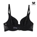 Wacoal Seamless Bra บราไร้ตะเข็บ เนียนเรียบ เสริมฟองน้ำ 15 มม. รุ่น WB5A86 สีดำ (BL)