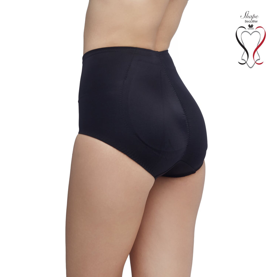 Wacoal Shape Beautifier Stay slimming pants, buttock enhancement, beautiful hips, model WG1246, black (BL)