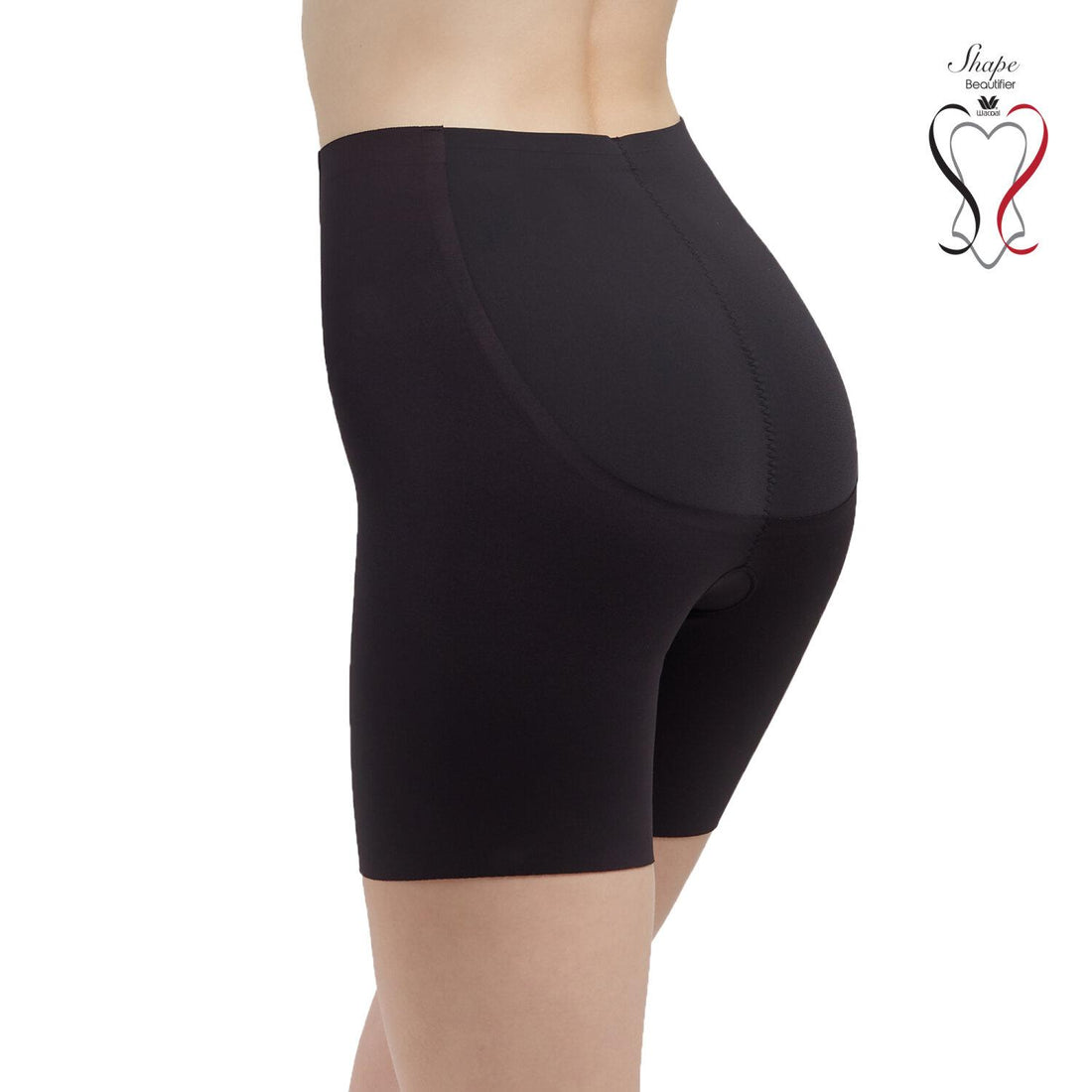 Wacoal Shapewear Stay กางเกงกระชับสัดส่วน แบบสเตย์ขายาวเอวปกติ รุ่น WG4126 สีดำ(BL)