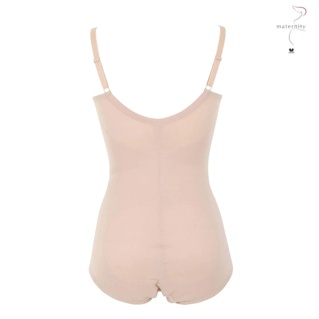 Wacoal Maternity Body Suit for postpartum mothers. Reinforced pattern, model WM3018, flesh color (NN)