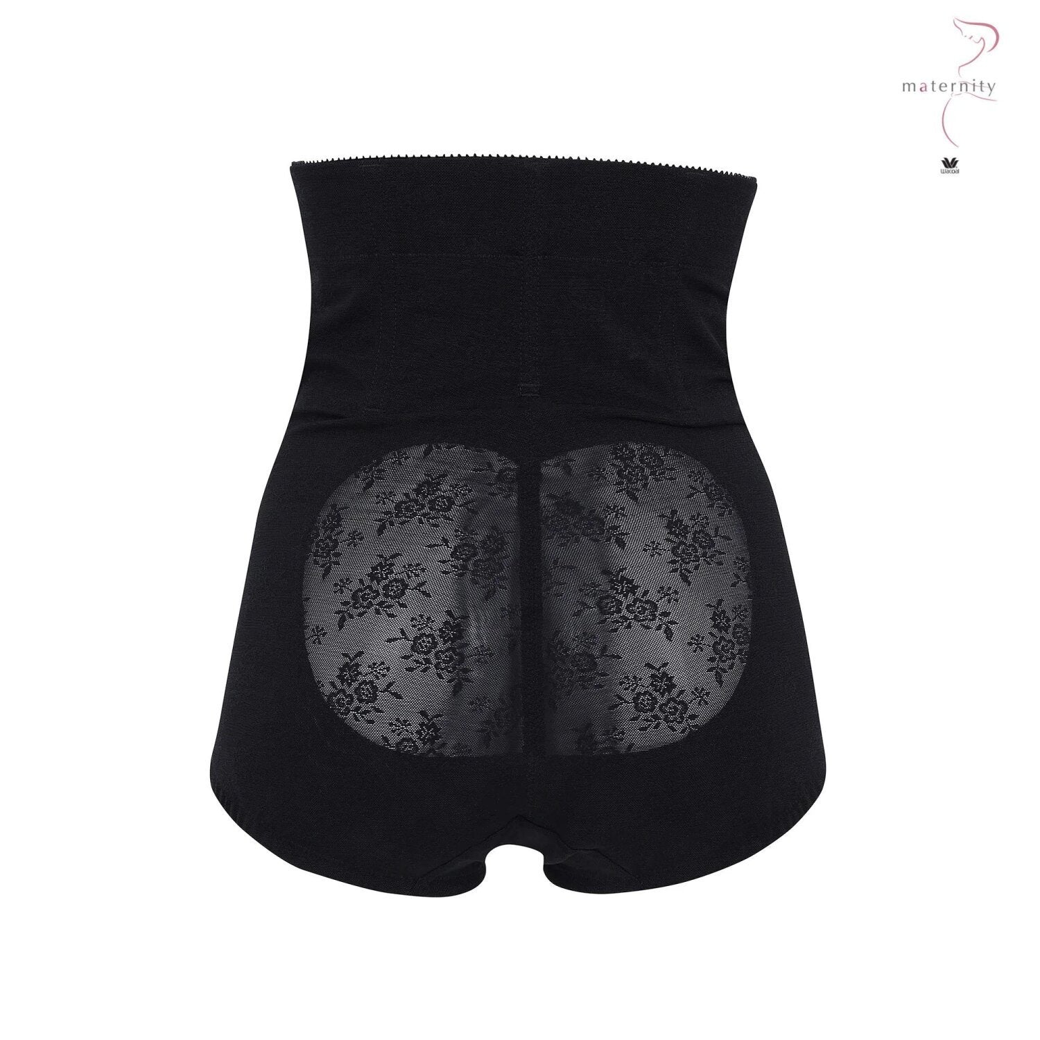 Wacoal Maternity Stay สเตย์สำหรับคุณแม่หลังคลอด รูปแบบขาสั้นเอวสูง รุ่น WM2056 สีดำ (BL)